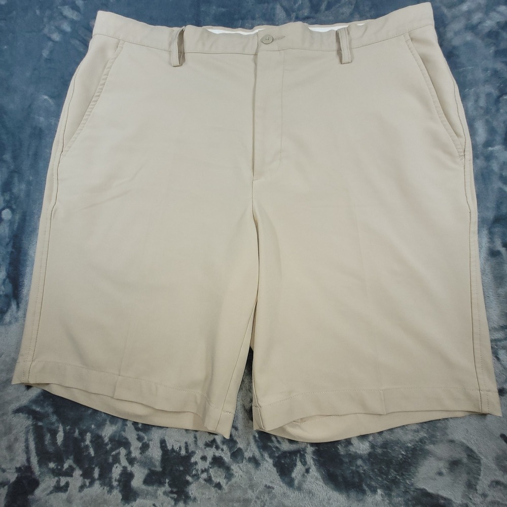 FootJoy Mens Performance Golf Shorts Tan Khaki Size 40 Stretch Lightweight FJ
